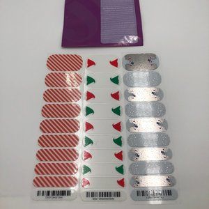 Jamberry, 1/2 sheet Christmas wraps, x3